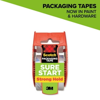 Scotch Sure Start Packing Tape, Clear, 1.88 in x 38.2 yds, 1 Tape