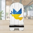thumbnail image 3 of Designocracy 892071 6 x 3 x 3 in. Support Ukraine Cell Phone Stand International Decor with Wood Mobile Holder Organizer, 3 of 11