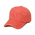 thumbnail image 1 of Gorro de invierno con agujero para cola de caballo para mujeres y hombres, para viajes al aire libre, gorra de béisbol informal y versátil de mezcla de seda dorada y plateada, 1 of 6