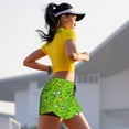 thumbnail image 7 of Hirioo Golf Sport Club for Women's Double Layer Athletic Shorts High-Performance Gym Shorts with Inner Pocket, Elastic Waistband-Medium, 7 of 7