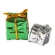 thumbnail image 2 of 2 cajas para árbol de Navidad de casa de muñecas, escala 1/12, envueltas en papel de aluminio. Verde Argenta, 2 of 9