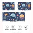 thumbnail image 2 of Yayeee Pillowcase Standard Size Set of 2 Satin Wrinkle Resistant Pillow Case, Yellow Jellyfish, 2 of 7