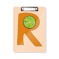 thumbnail image 1 of R Alphabet Orange Fruit Clipboard Folder Writing Pad Backing Plate A4, 1 of 4