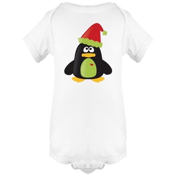 Green Christmas Penguin Bodysuit Infant -Image by Shutterstock,  6 Months