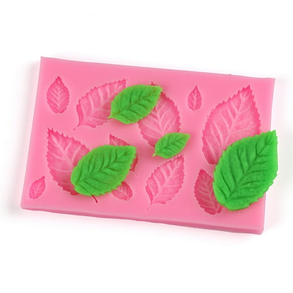 Cameland Rose Leaves Embellisment Silicone Fondant Mould Cake Decor Sugar Chocolate Mold