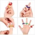 thumbnail image 2 of 30 Pieces Spiky Sensory Finger Rings, Spiky Finger Ring/Acupressure Ring Set for Teens, Adults, Silent Stress Reducer and Massager (3 cm/ 1.18 Inch), 2 of 5