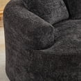 thumbnail image 6 of Curved Loveseat, Small Chenille Sofa with 3 Pillows, Deep Seat Couch for Apartment, Living Room, No Assembly Needed, 6 of 9
