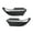 Black, variant on For Honda Accord 2018 19 20 21 2022 Bumper Cover Hole Trim Passenger Side | Rear | Plastic | Black | With Lower Chrome Molding | LX/EX Model | EX-L 1.5L Turbo | HO1139104 | 191275776025, 71510TVAA00