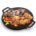 thumbnail image 3 of Eigraketly Cast Iron Stovetop Nonstick Grill Pan Roasting Korean Plate Kits de desorden para acampar placa de barbacoa 30 centimetros, 3 of 3