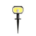 thumbnail image 2 of JGFSFC Solar Wall Light Black Plastic Outdoor Patio Garden Lighting, 2 of 7