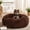 Coffee, variant on Calming Donut Cuddler Pet Bed, Anti-Anxiety Soft Plush Round Cushion, Warming Cozy Snuggle for Small & Medium Dogs and Cats, Multiple Sizes