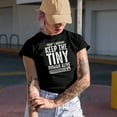 thumbnail image 2 of Today's Mission, Keep the Tiny Human Alive - Witty New Mom, Dad or Parenting Quote, Black T-Shirt, Small, 2 of 5