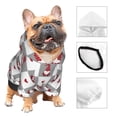 thumbnail image 3 of KLL Gnomes and Hearts for Basic Dog Hoodie - Pet Hoodie Sweater with Leash Hole - Cute Dog Sweatshirt - Pet Clothes Hooded Sweatshirt for Dog & Cat -X-Large, 3 of 8