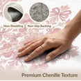 thumbnail image 6 of ODIKA Pink Delicate Motif Blush Ivory Symmetrical Alfombra Para Pet Friendly & Kids Safe Play for Playroom, Bedroom, Reading Nook, 6 of 7