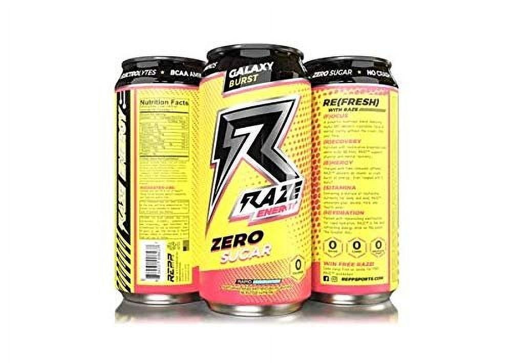 raze galaxy burst flavor Energy Drinks by Repp Sports Rapid Hydration Zero Sugar 16 Ounce cans Burst, 12 Cans Flavors::Zesty Duo - Lemon Lime opt for the smart How Long to Wait Meta_label_FREE Nic Salt with each order