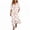 Pink, variant on Lnmiateer Women Beach Vacation Swing Dress Collared 3/4 Sleeve Button‑Down Loose Fit With Side Pockets Casual Going‑Out Outfit