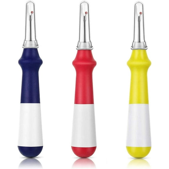 Colorful Seam Ripper Tool, Small Clothes Tag Remover, Ergonomic Stainless Handy Stitch Ripper Sewing Ripper for Opening Removing Seams and Hems(A)
