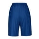 thumbnail image 4 of Pantalones cortos de pijama con estampado de cuadros y botones en la parte delantera para mujer - Ropa de dormir Pantalones cortos de estar por casa S-XXXL, 4 of 6
