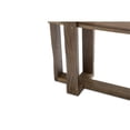 thumbnail image 5 of Michael Amini Del Mar Sound Wood & Glass Console Table in Boardwalk Brown, 5 of 7