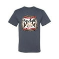 thumbnail image 1 of Baseball Mom Jaguar Print Sports Men's Graphic T-Shirt, Vintage Heather Blue, 3X-Large, 1 of 4