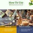 thumbnail image 2 of SVA Manuka Essential Oil – 1/3 Fl Oz – 100% Natural Manuka Oil - for Diffuser, Hair Care, Face, Skin Care, Aromatherapy, Scalp and Body Massage, Soap and Candle Making, 2 of 8