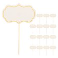 thumbnail image 1 of CIMAXIC Wedding 16PCS Cheese Markers Blank Toothpick Flags Appetizer Signs Food Labels Charcuterie Board Cupcake Toppers for Wedding Birthday Party Decorations,5.91"X3.54"X0.04", 1 of 5
