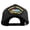 Black, variant on Veteran Military Large Patched Big Size Solid Cotton Twill 5 Panel Prostyle Snap Cap - Khaki XL-3XL