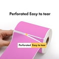 thumbnail image 6 of HOUSELABELS 2.25" x 1.25" Pink Address Labels on 1" Core Compatible With Zebra and Rollo Printers, 16 Rolls / 1,000 Labels per Roll, 6 of 8