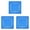 Lake Blue(3Pcs), variant on XIPYYKM 1 Pcs Bandanas Multi-Purpose Bandanas Paisley Cowboy Polyester Headbands 22x22 inch
