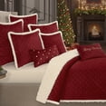 thumbnail image 2 of J. Queen New York  Casey Sherpa Quilt Set Crimson - Full - Queen, 2 of 5