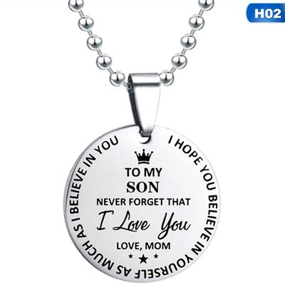 mother son necklace jewelry