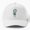 White, variant on Cabbage Child Baseball Cap, Vegetable Character Graphic Design, Classic Everyday Hat
