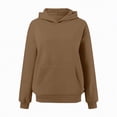 thumbnail image 4 of Godom Oversized Hoodies for Women Fall Fashion Sweatshirts Pullover Womens Clothes with Pocket, 4 of 5