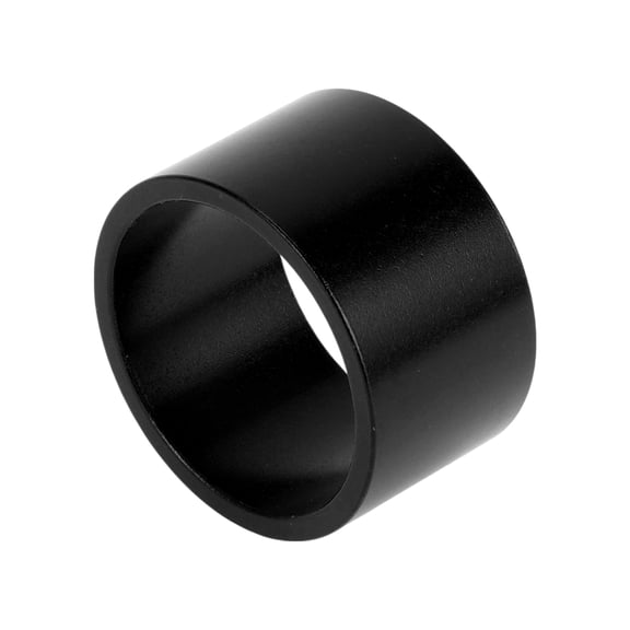 Unique Bargains Bike Headset Spacer, 20mm MTB Bicycle Headset Stem Fork Washer Universal for 1 1/8 Inch Front Stem Fork Threadless Aluminum Alloy Black