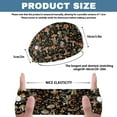 thumbnail image 7 of Jiueut Butterfly Mushroom Nurse Button Headband Lightweight Nurse Headbands for Women with Buttons 2 Piece Stretchy Headband for Running Cycling Football Basketball Yoga Workout, 7 of 7