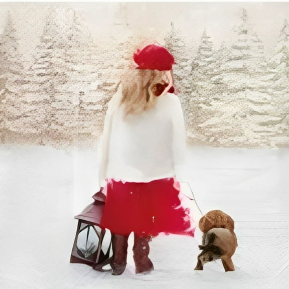 Keep Unique Christmas Disposable Paper Napkins, Assorted Color, 20/Pack