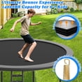 thumbnail image 4 of Cochan 12FT Trampoline with Enclosure for Adults and Kids, Outdoor Heavy Duty Trampoline with Lights, Kids Trampoline with Basketball Hoop, Birthday Gift, 1200LBS Weight Capacity, 4 of 7