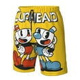 thumbnail image 5 of Cuphead Men's Beach Shorts Swim Trunks Casual Quick Dry Board Shorts Swimwear with Mesh Lined and Pockets, 5 of 8