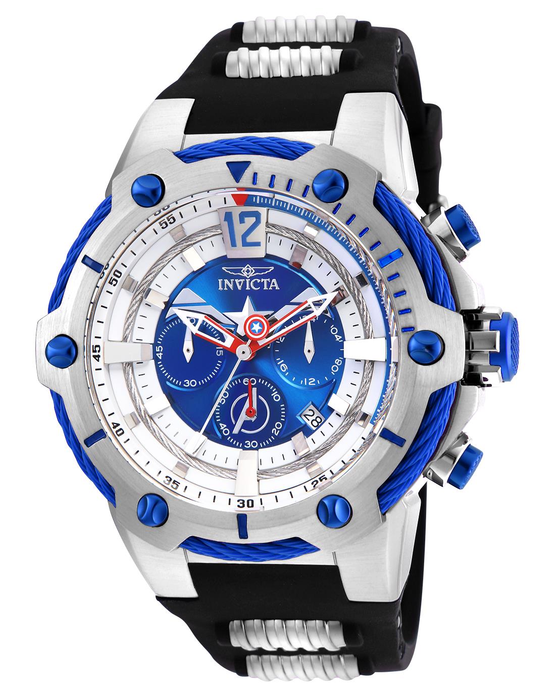 2071. C711. Invicta часы коллекция marvel. ремешок captain willard. часы капитан америка.