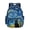 Black Cat Starry Night, variant on Xixirimido Daisy Flower Green Print Backpack for Boys Girls Elementary Middle School Bookbag Kids Lightweight Back Pack Multi Pocket School Bags Large Capacity