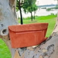 thumbnail image 4 of Herb Snuff Bottle Dispenser Slicer Nasal Straw Tube Kit de almacenamiento Contenedor de cuero Llevar Bolsa Suelte Accesorios Snortal Snuffing Brown Inevent HA011083-02, 4 of 7