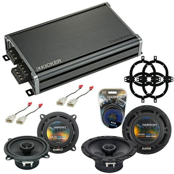 Fits Toyota Highlander 2001-2003 Speaker Upgrade Harmony R65 R5 & CXA360.4 Amp