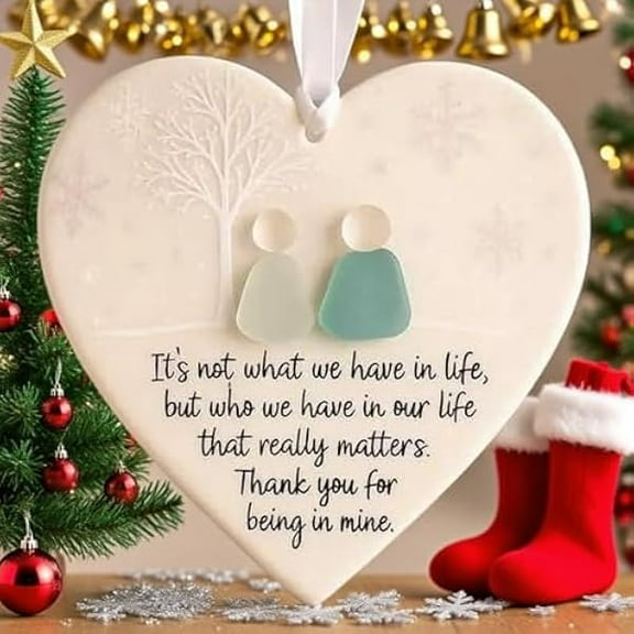 Heart Shaped Sea Glass Friendship, Heart-Shaped Sea Glass Friendship Decor, Romantic Anniversary, Decorative Token of Love for Friends, Couples, Beach Lovers 1pc