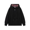 thumbnail image 2 of CONZONE Mens Casual Hoodies Long Sleeve Pullover Hoodie for Men Zip Up Solid Winter Warm Hooded Sweatshirts With Pocket, 2 of 7