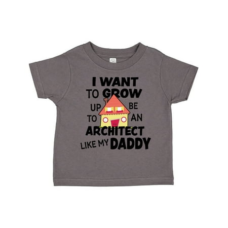 

Inktastic I Want To Grow up To Be An Architect Like My Daddy Gift Toddler Boy or Toddler Girl T-Shirt