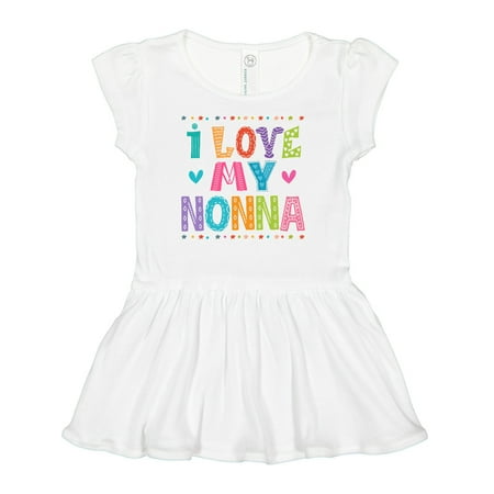 

Inktastic I Love My Nonna Baby Clothes Gift Baby Girl Dress
