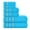 Turquoise Blue, variant on MyOwn Ultra Soft 6 Pack Cotton Towel Set, Contains 2 Bath Towels 28x55 inch, 2 Hand Towels 16x24 inch & 2 Wash Coths 12x12 inch, Ideal Everyday use, Compact & Lightweight - Charcoal Grey