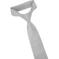 thumbnail image 2 of LAICAIW Men's Ties Solid Pure Color Plain Formal Black Ties For Men, 2 of 5