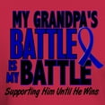 thumbnail image 3 of CafePress - My Battle Too 1 BLUE (Grandpa) Dark T Shirt - Men's Classic Graphic Cotton T-Shirt, 3 of 4