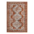 thumbnail image 2 of Unique Loom Charlotte Collection Area Rug - Quail (4' 1" x 6' 1" Rectangle Terracotta/Light Blue), 2 of 6